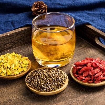 粉色包装盒菊花决明子枸杞茶图4