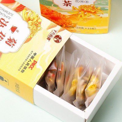 厂家批发盒装菊花枸杞决明子茶150g组合花茶熬夜茶包菊花决明子茶图4