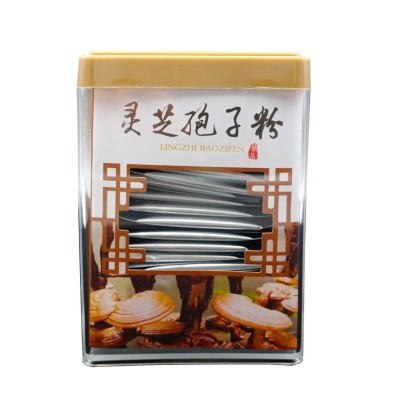 安徽大别山金寨椴木赤灵芝孢子粉2gX50袋每盒 亚克力礼盒装图5