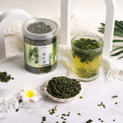 百杏林桑叶茶 霜后桑叶茶颗粒饱满160g瓶装罐装桑叶茶 厂家直销图3
