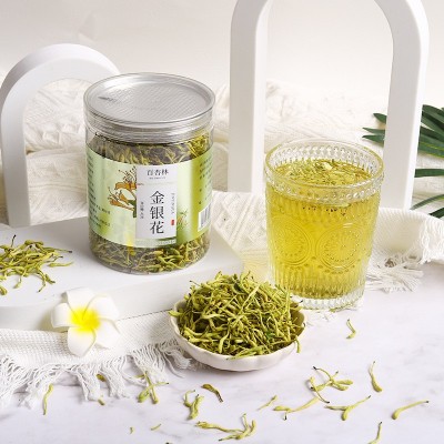 百杏林金银花 40克罐装金银花 金银花茶干花草茶厂家批发支持代发图4