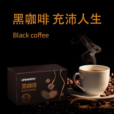 厂家定制蓝山咖啡豆手冲速溶咖啡白芸豆黑咖啡0脂0糖快速冲咖啡粉图3