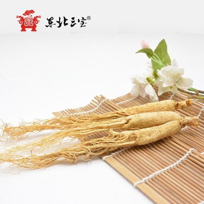 东北特产长白山原皮百参整支生晒参干人参批发单支人参全须白参图2