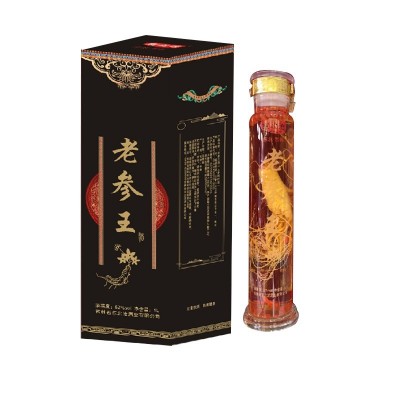 【2瓶×1000ml】 长白山老参王酒 52度纯粮白酒 长白山酒水礼盒图2