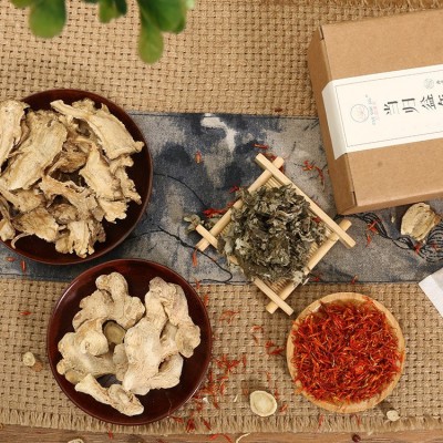 代加工足浴包茯苓苦参艾叶红花干姜足浴包汗蒸包家用泡脚包图3