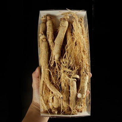 东北吉林长白山 足龄人参 一件代发 男士泡酒做菜煮汤500g/盒图3