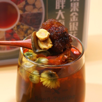 罗汉果金银花胖大海茶批发橘红甘草金银花菊花清润咽喉不适养生茶图4