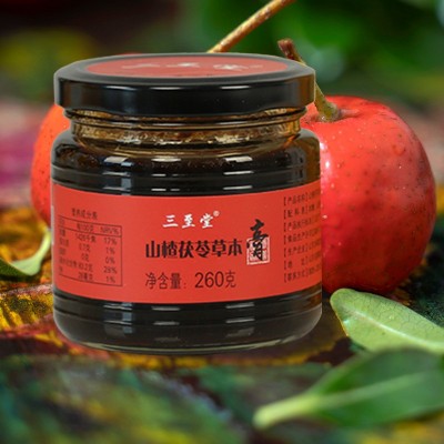 三至堂即食滋补山楂茯苓草本膏260g 东阿县非物质文化遗产图2