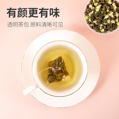 蜜桃乌龙茶量贩大包装三角包茶抖音直播调味茶包奶茶店175克50包图2