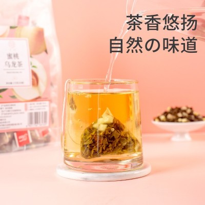 蜜桃乌龙茶量贩大包装三角包茶抖音直播调味茶包奶茶店175克50包图3