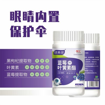 健美健蓝莓叶黄素酯片压片糖果呵护青少年儿童双眼视力可一件代发图4