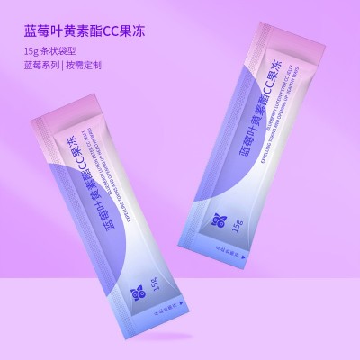 蓝莓汁叶黄素酯CC果冻维生素C维生素A果冻条蔓越莓果冻OEM代加工图4