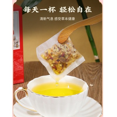 芍香小妹茯苓薏湿茶无蔗糖不苦涩茯苓薏米茶包一件代发修合信厂家图4