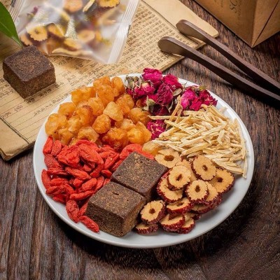 黑糖七宝茶红糖姜茶水桂圆红枣枸杞茶姜枣茶抖音快手电商代发图4