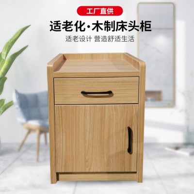 木质床头柜简约现代家用卧室小型床边柜简易新款床头小柜子储物柜图2