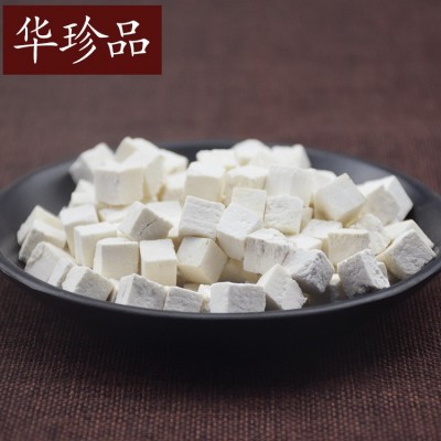 华珍品 茯苓 批发散装茯苓中心丁安徽大别山茯苓茶 烘焙熟茯苓丁图2