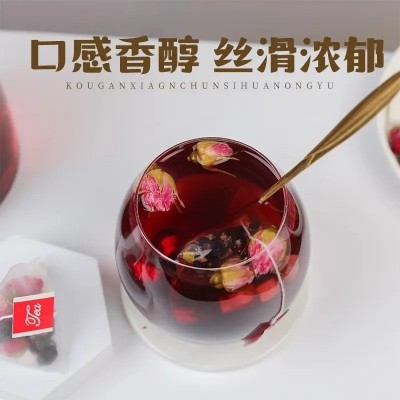 刺梨桑葚玫瑰茯苓黑枸杞组合三角包代用养生茶包花茶批发厂家直销图4