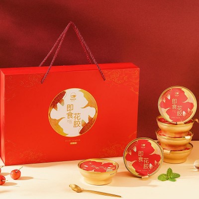 即食花胶鱼胶孕妇滋补品儿童代餐营养品海鲜鱼肚鱼鳔节日送礼礼盒图2