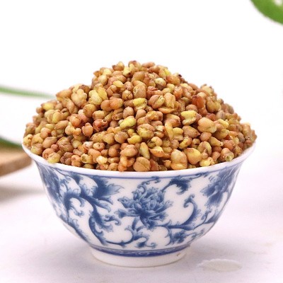 卉源堂 黄苦荞茶散装 苦荞茶500g全株苦荞 荞麦茶饭店酒店用茶图3