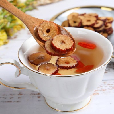 厂家直销 若羌红枣圈500克煮粥泡茶零食枣干红枣片整箱 一件代发图3