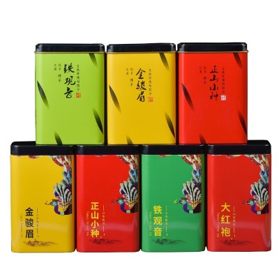 大型商超清香铁观音大红袍茉莉花茶绿茶红茶乌龙茶桶茶叶大 号罐装图5