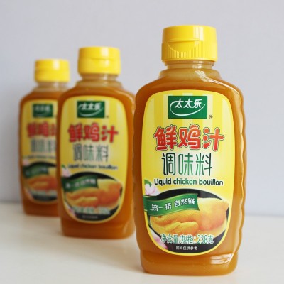 太太乐鲜鸡汁调料238g 家庭餐饮火锅煲汤烹饪挤挤装户外烧烤调味图5