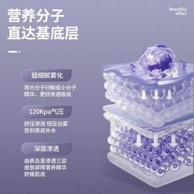 便捷式纳米补水精华导入仪高压喷雾家用面部美容仪保湿嫩肤注氧仪图3