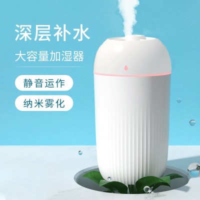 迷你加湿器家用静音卧室办公喷雾补水室桌面室内净化空气加湿器