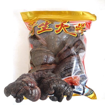 正品带质检报告 长白山紫灵芝片500g半野生赤灵芝吉林产地直发图5