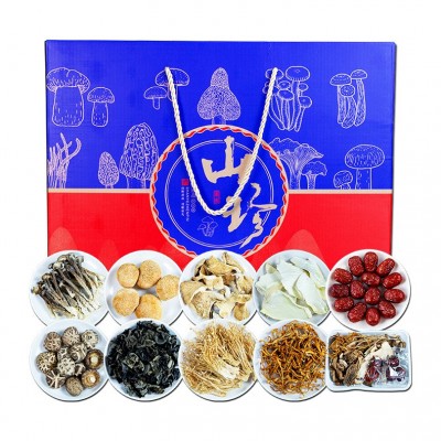 山珍干货礼品滋补云南菌汤包土特产企业团购一件代发菌菇干货礼盒图5