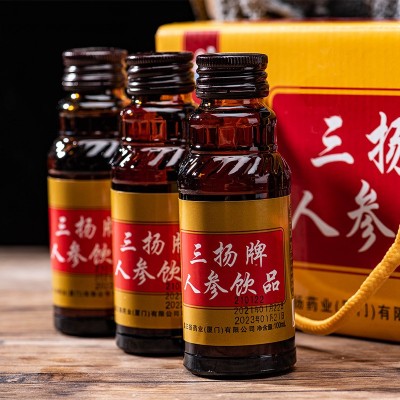 三扬人参饮品100ml瓶真空罐装营养保健食品提神功能饮料厂家批发图3