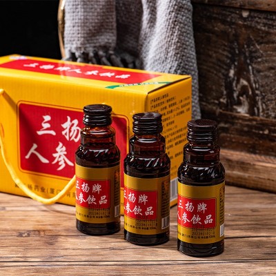 三扬人参饮品100ml瓶真空罐装营养保健食品提神功能饮料厂家批发图4