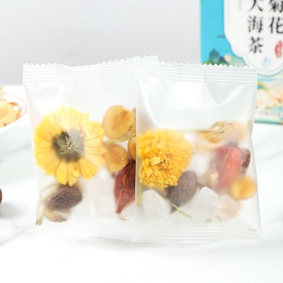 五宝集罗汉果菊花胖大海茶栀子甘草厂家直销一件代发代加工批发图3
