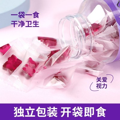 厂家直发DHA蓝莓叶黄素酯成人儿童学生熬夜视力凝胶软糖批发图2