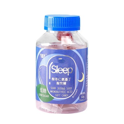 睡眠酸枣仁百合茯苓莲子Y氨基丁酸软糖Q弹成人儿童睡眠软糖批发图5