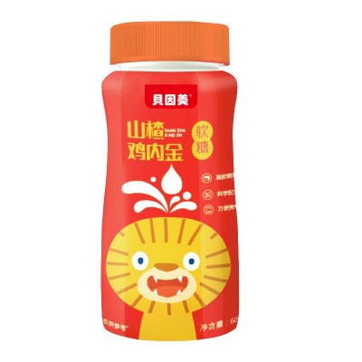 贝因美山楂鸡内金软糖冠军宝贝软糖小孩零食儿童凝胶糖果网红糖果图4