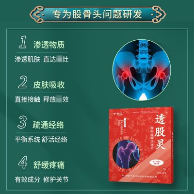 骨骨头坏死颈肩腰腿疼膝盖关节膏药贴透骨灵坐骨神经疼富贵包膏贴图5