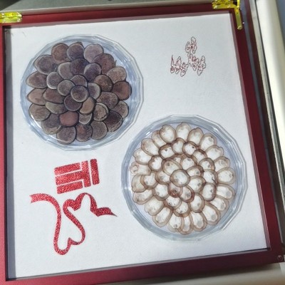 东北特产长白山三宝礼盒人参鹿茸切片煲汤泡酒批发过年送礼礼盒图3