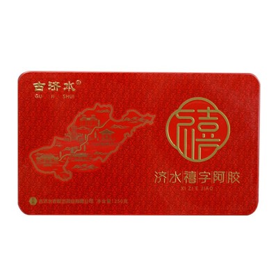工厂批发山东济水禧字阿胶块阿胶250g礼盒装节日端午送礼免费打粉图4