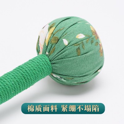 艾草锤养生锤diy手持经络敲打按摩棒网红抖音手工艾灸锤按摩锤图2