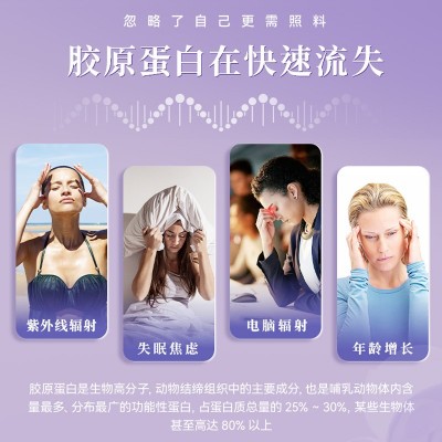 OEM定制PQQ胶原蛋白三肽粉口服液 山竹小分子弹弹活性复合肽饮品图3