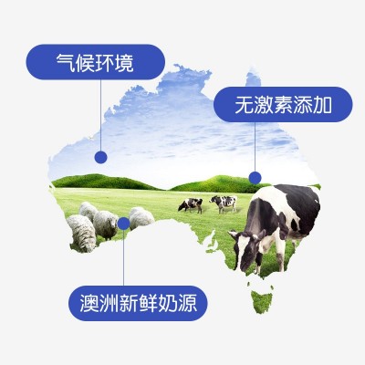 澳洲Maxigenes美可卓全脂奶粉高钙中老年学生孕妇成人蓝胖子奶粉图3