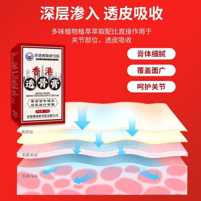 香港大药房透骨膏苗药筋骨贴透骨贴颈肩腰腿关节热敷膏图3