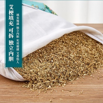 艾南山艾草颈椎枕头艾绒枕批发艾灸艾叶颈椎枕家用 支持代发图2