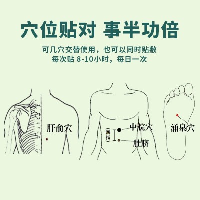 抖音同款护肝贴厂家男女同款舒肝贴砭贴温灸贴养肝贴舒肝 贴护肝贴图2