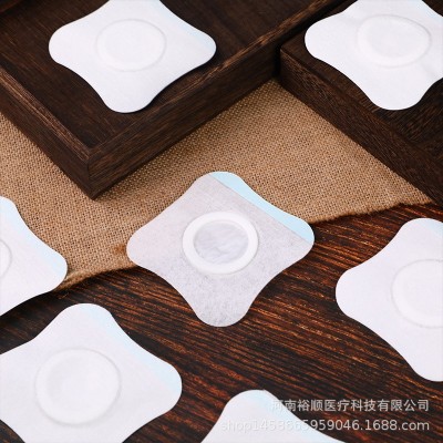 批发蚕丝布后开盖膏药布空托三伏贴空贴肚脐贴药贴穴位贴空白贴图3