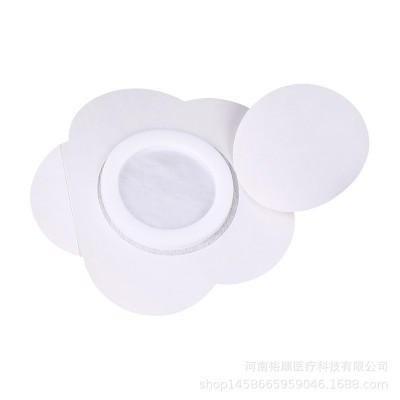 批发蚕丝布后开盖膏药布空托三伏贴空贴肚脐贴药贴穴位贴空白贴图4