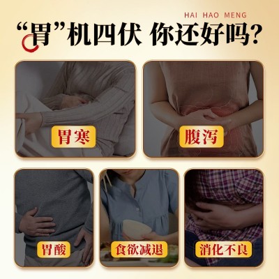 济人药业肚脐贴 艾绒桂圆蜂蜜手工脾胃温灸肚脐丸 艾脐贴代发批发图4