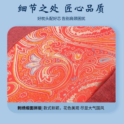 艾草骨头枕组合枕 家用可拆卸护颈连体枕拼接枕厂家批发 艾草枕头图4